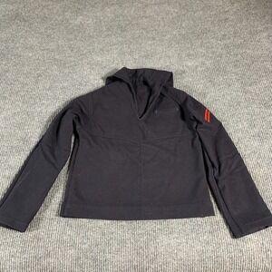 VTG US‎ Navy Dress Jumper 38 Small Black Wool Cracker Jack USA Military Vietnam